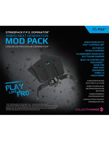 Adaptador Collective Minds Strike Pack para PS4 con MODS