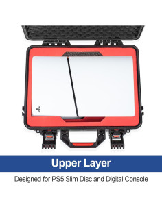 Funda Dura STARTRC para PS5 Slim 2023, Impermeable y Segura 2