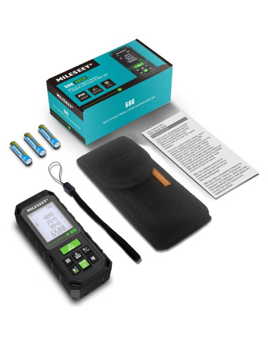 Cinta Métrica Láser MiLESEEY S8GA 70m Haz Verde IP65