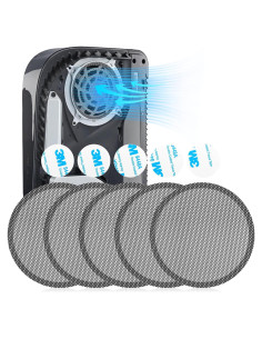 Filtro de Polvo para Ventilador PS5 - 5 Piezas - Gris