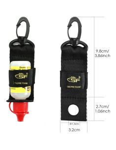 Soporte para Botella de Pesca SF FT0202A Negro 2 PCS 2