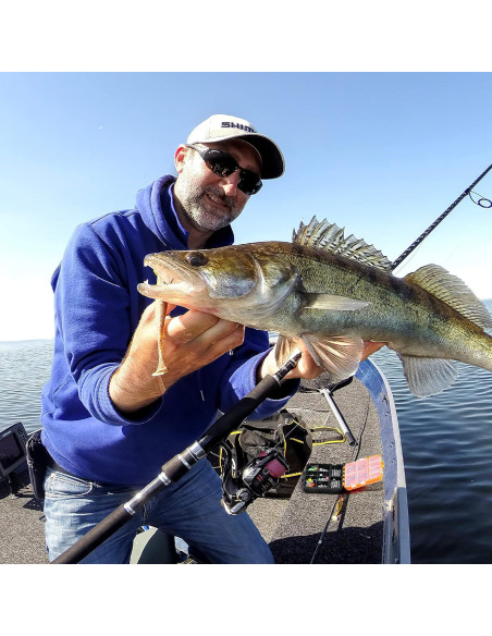 Kit de Pesca PLUSINNO 201pcs con Accesorios y Caja