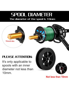 Carrete de Línea de Pesca PLUSINNO FLS3 con Bolsa 0.28 kg 2