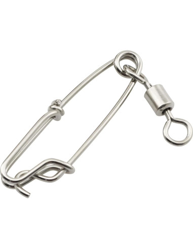 5 Clips de Pesca de Acero Inoxidable DGHAOP 1.8x60mm