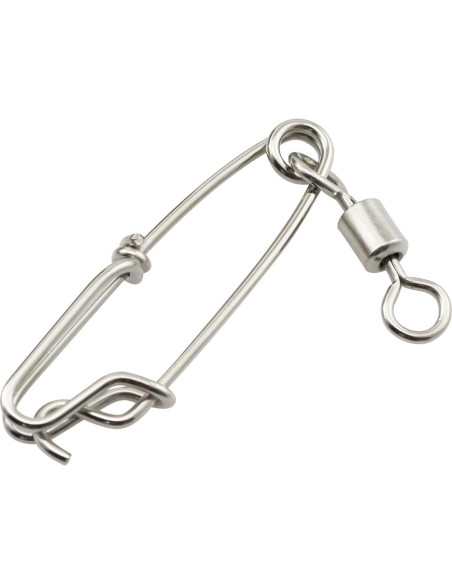 5 Clips de Pesca de Acero Inoxidable DGHAOP 1.8x60mm