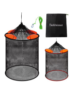 Cesta Flotante Plegable Tacklurenet 2 Piezas para Pesca
