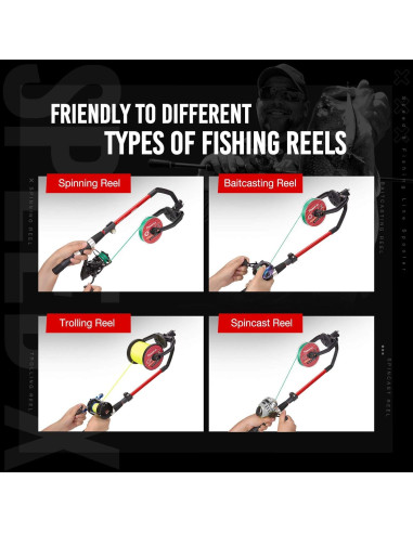 Enrollador de Línea de Pesca Piscifun Speed X con Desenrollado
