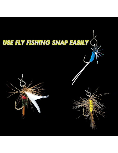 150 Clips de Pesca con Mosca Alwonder Acero Inoxidable