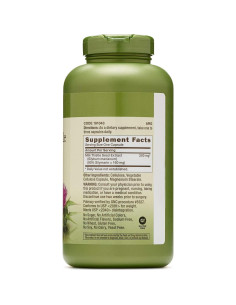 Suplemento Cardo Mariano GNC Herbal Plus 200mg Vegetariano 100 Porciones 2