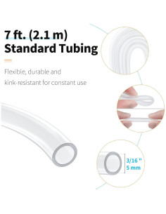 Kit de Accesorios para Acuario Pawfly 213 cm Tubo de Aire 2