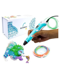 Bolígrafo 3D SCRIB3D P1 con Pantalla y Filamento PLA