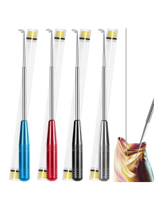 Extractor de Anzuelos YIMISIMON 4 Piezas Acero Inoxidable