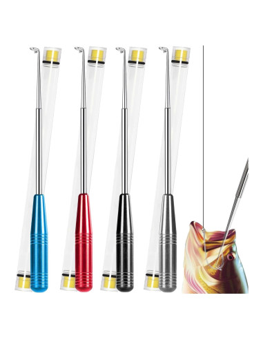 Extractor de Anzuelos YIMISIMON 4 Piezas Acero Inoxidable
