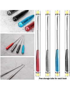 Extractor de Anzuelos YIMISIMON 4 Piezas Acero Inoxidable 2