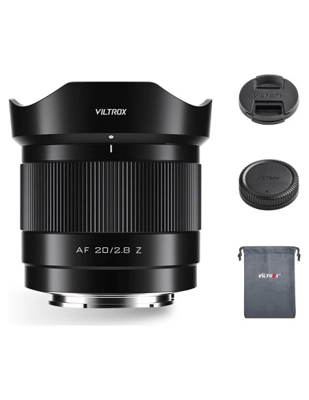 Lente Viltrox 20mm F2.8 para Cámara Nikon Z - Gran Angular