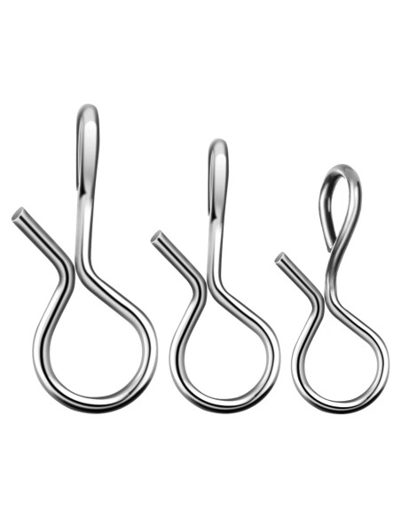 300 Ganchos de Pesca con Mosca Skylety Acero Inoxidable