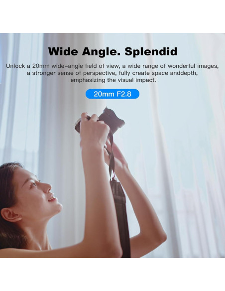 Lente Viltrox 20mm F2.8 para Cámara Nikon Z - Gran Angular