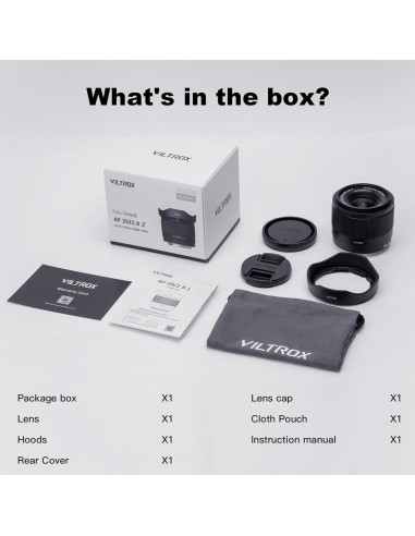Lente Viltrox 20mm F2.8 para Cámara Nikon Z - Gran Angular