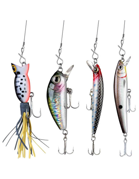 300 Ganchos de Pesca con Mosca Skylety Acero Inoxidable