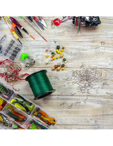 300 Ganchos de Pesca con Mosca Skylety Acero Inoxidable