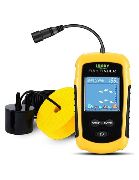 Buscador de Peces Portátil LUCKY FFC1108 con Pantalla LCD