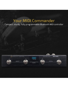 Controlador MIDI HOTONE Ampero Control 4 Botones Bluetooth 2