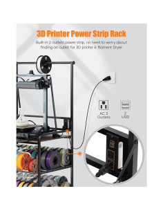 Estante para Impresora 3D AHOWPD Organizador de Filamentos 2