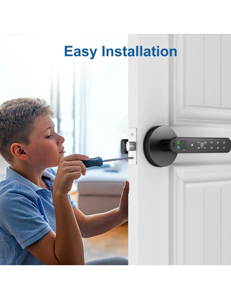 Cerradura Inteligente Foxgard con Huella Dactilar 5 en 1