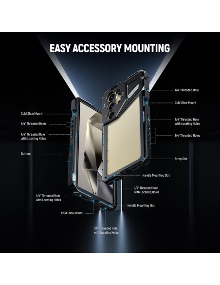 Neewer S24 Ultra Phone Cage para Samsung Galaxy S24