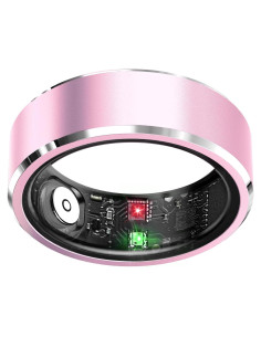 Anillo Inteligente Celestaura R5 Rosa Claro Monitoreo Salud