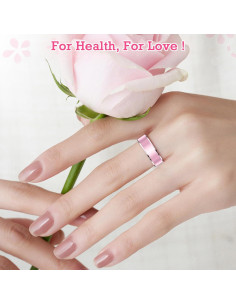 Anillo Inteligente Celestaura R5 Rosa Claro Monitoreo Salud 2