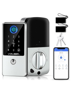 Cerradura Inteligente VOLIBeL D1-T 7 en 1 con Huella y App
