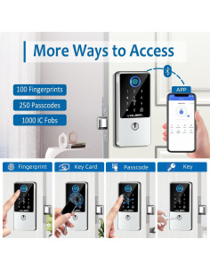 Cerradura Inteligente VOLIBeL D1-T 7 en 1 con Huella y App 2