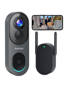 Cámara de Timbre Inalámbrica BOTSLAB R811 5MP 180