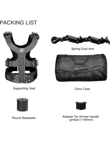 Soporte Chaleco Gimbal DF DIGITALFOTO para Videógrafos