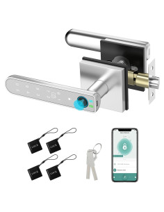 Cerradura Inteligente Foxgard con Huella Dactilar 5-en-1