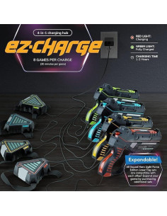 Set de 4 Pistolas Laser Tag Squad Hero Recargables 2