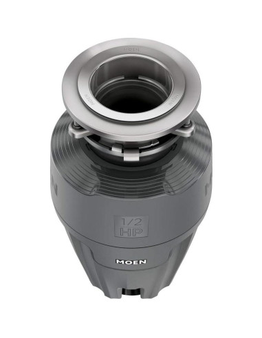 Moen EX50C Triturador de Basura 0.5 HP Negro Premium