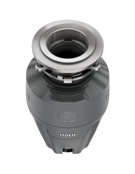 Moen EX50C Triturador de Basura 0.5 HP Negro Premium