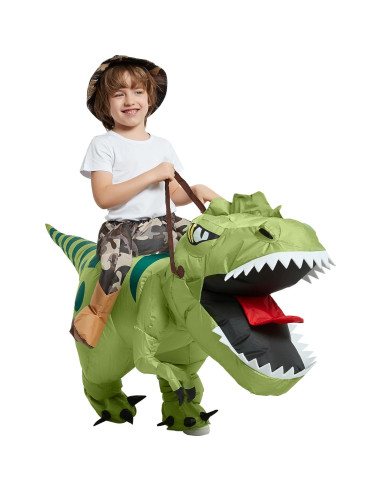 Disfraz Inflable T Rex para Niños 4-6 Años con Bomba