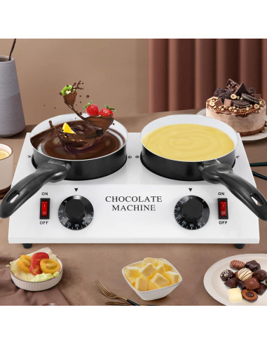 Olla Derretir Chocolate Dyna-Living Doble 80W Eléctrica