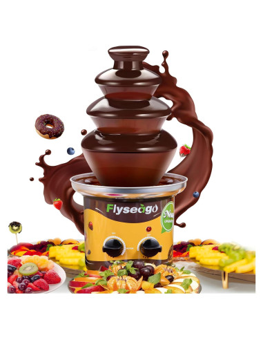 Fuente de Chocolate Profesional Flyseago 3 Niveles 1350g