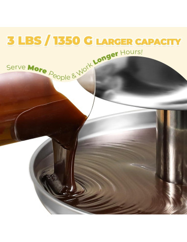 Fuente de Chocolate Profesional Flyseago 3 Niveles 1350g