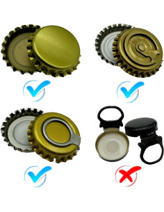 Tapador de Botellas Manual WENNING 26mm Acero Negro 2