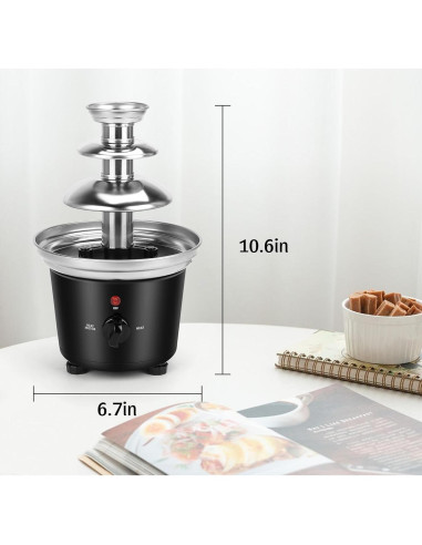 Fuente de Chocolate VAlinks CF-17C Eléctrica 3 Niveles