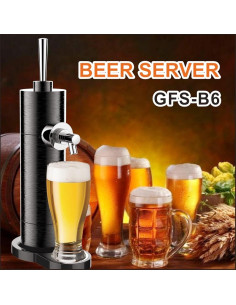 Dispensador de Cerveza YJSG Negro para Latas 330-500 ml 2