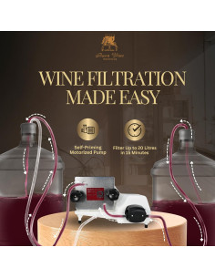 Filtro de Vino Mini Jet Buon Vino - Filtra 20 Litros Rápido 2