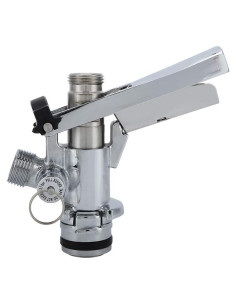 Grifo de Barril Tbest Acoplador de Cerveza Inoxidable 15x14x7cm