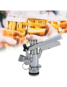 Grifo de Barril Tbest Acoplador de Cerveza Inoxidable 15x14x7cm 2