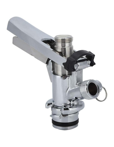 Grifo de Barril Tbest Acoplador de Cerveza Inoxidable 15x14x7cm